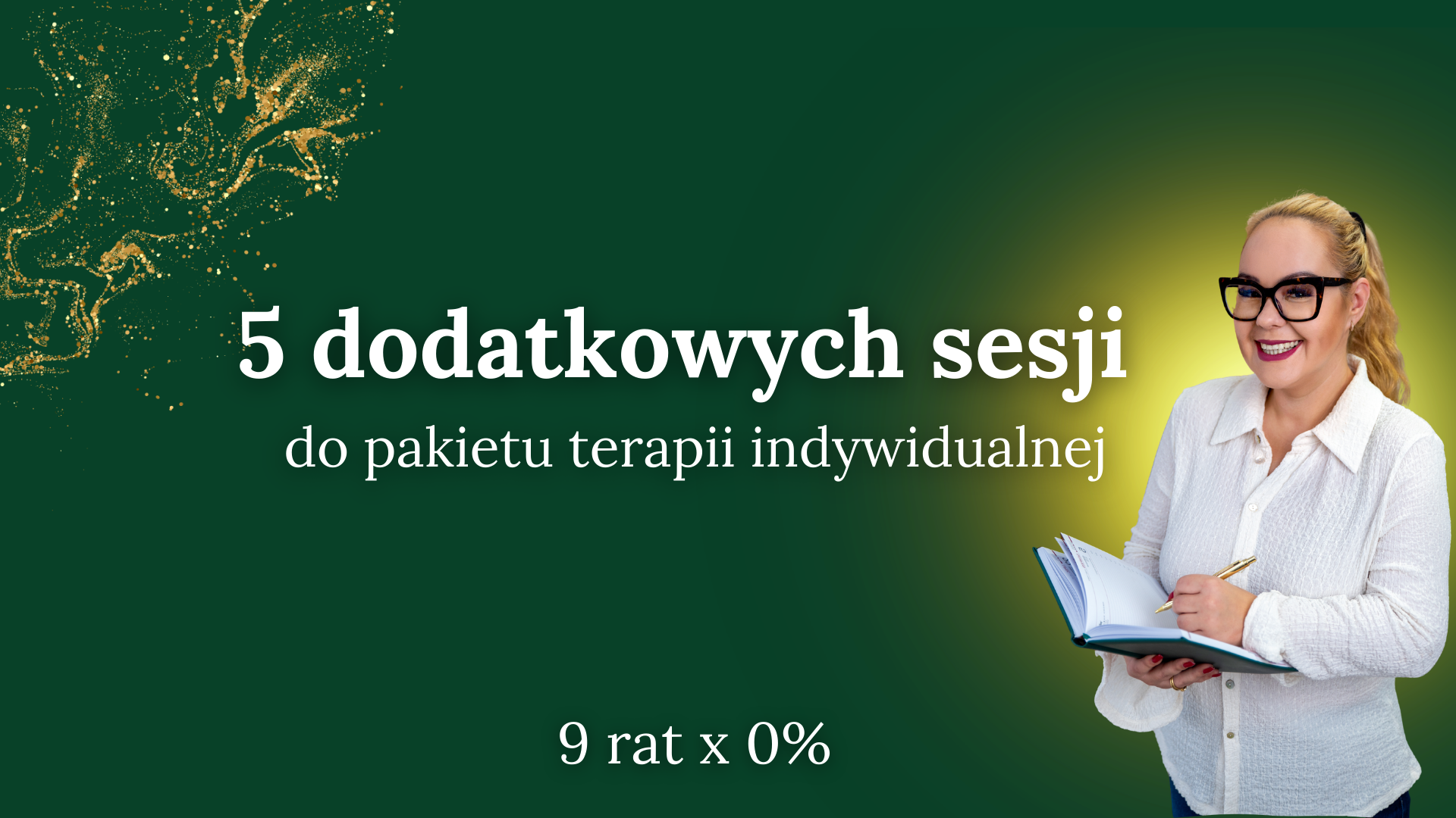 5 dodatkowych sesji do pakietu terapii indywidualnej